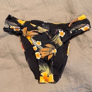 Tropical Floral Bikini Bottom